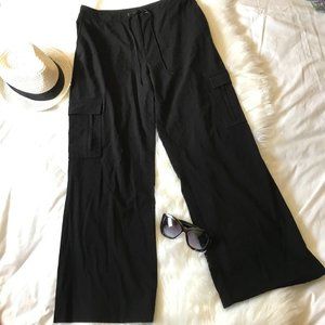 J. Jill Stretch Wide Leg Cargo Drawstring Pants, 8